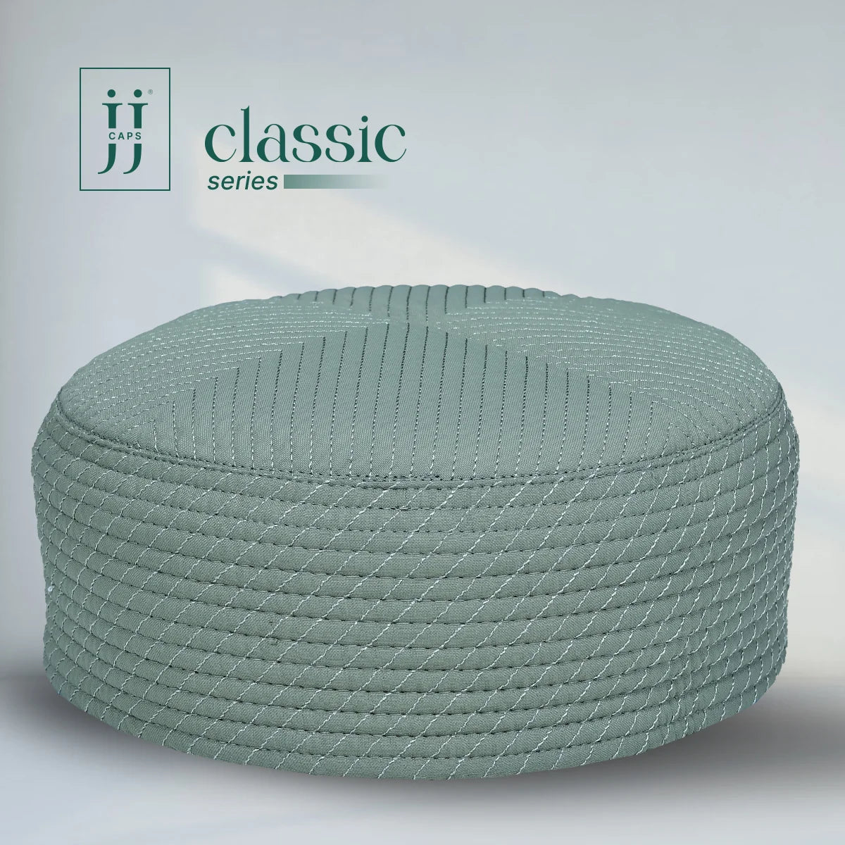 Pista Faris design on the reverse side of the HayaStyle Kufi, reflecting Islamic Spain.