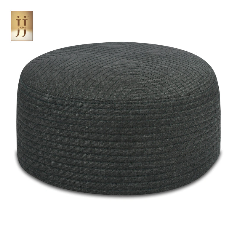 HayaStyle reversible Kufi cap featuring Green color fabric with geometric Sham design.