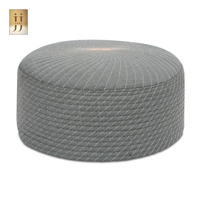 Junaid Jamshed inspired reversible JJ Topi featuring Uhud and Siraj patterns.