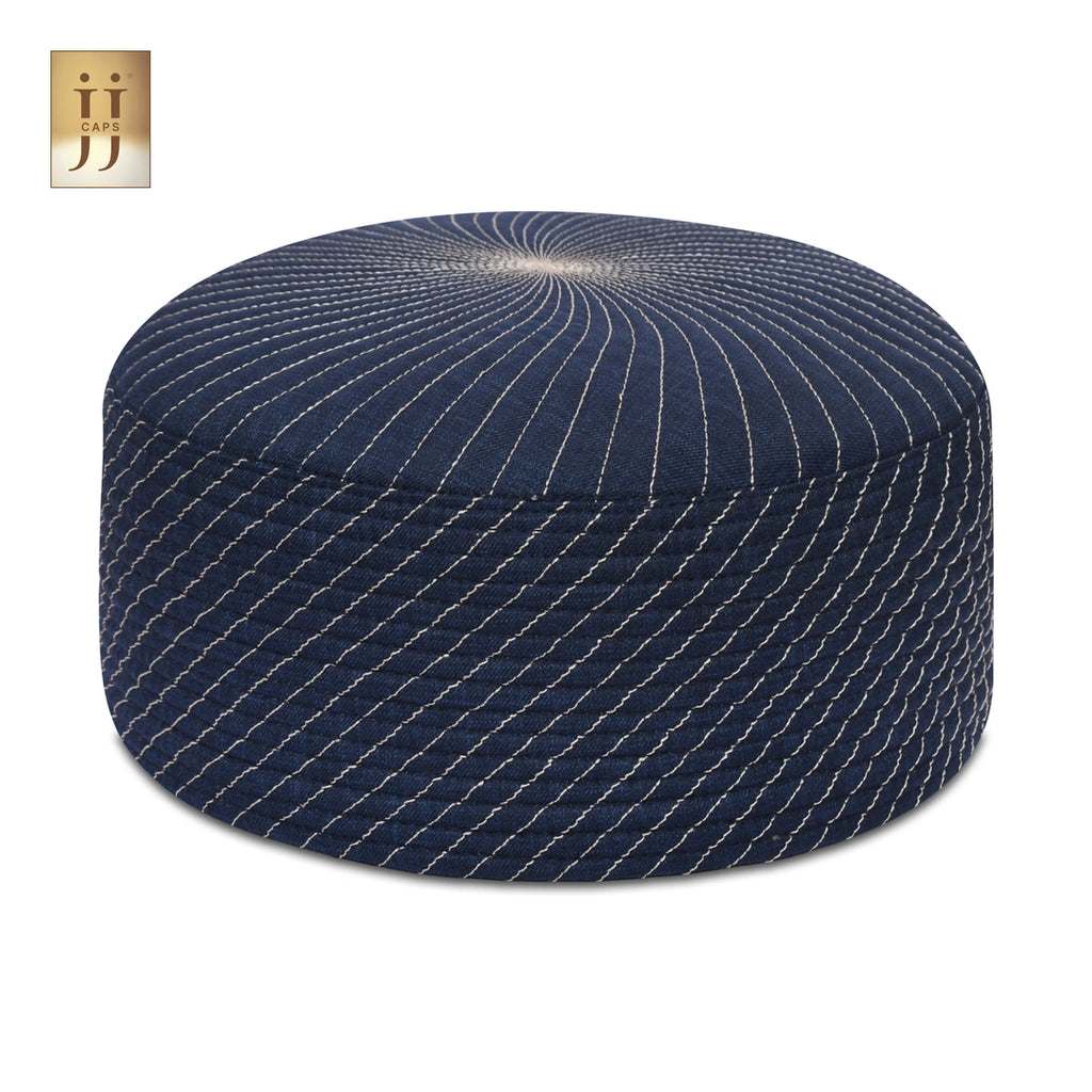 Close up of Uhud pattern on Golden color fabric for Islamic formal wear.