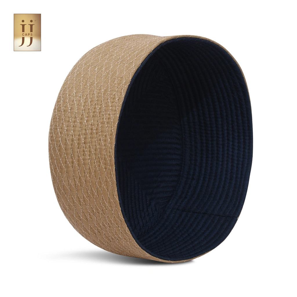 HayaStyle JJ Caps® reversible JJ Topi for formal Islamic wear and daily prayer.