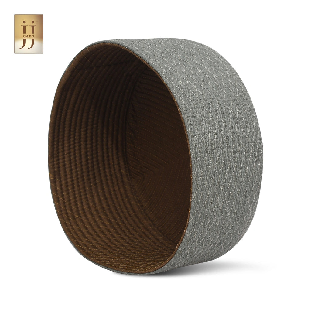 JJ Caps® inspired reversible JJ Topi in Soft Sage color fabric for formal prayer wear.