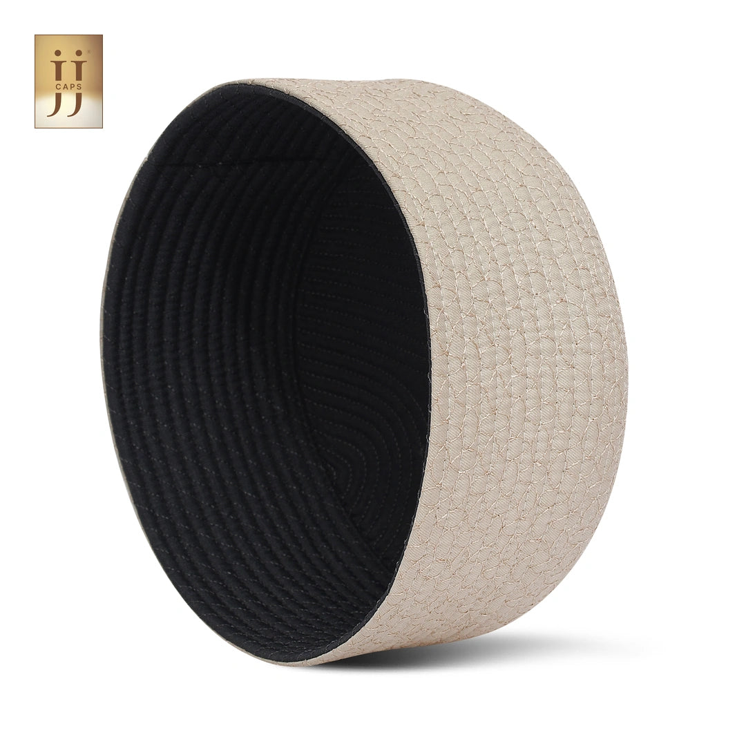 Intricate geometric Syrian-inspired Sham design on an Ivory color fabric JJ Topi.