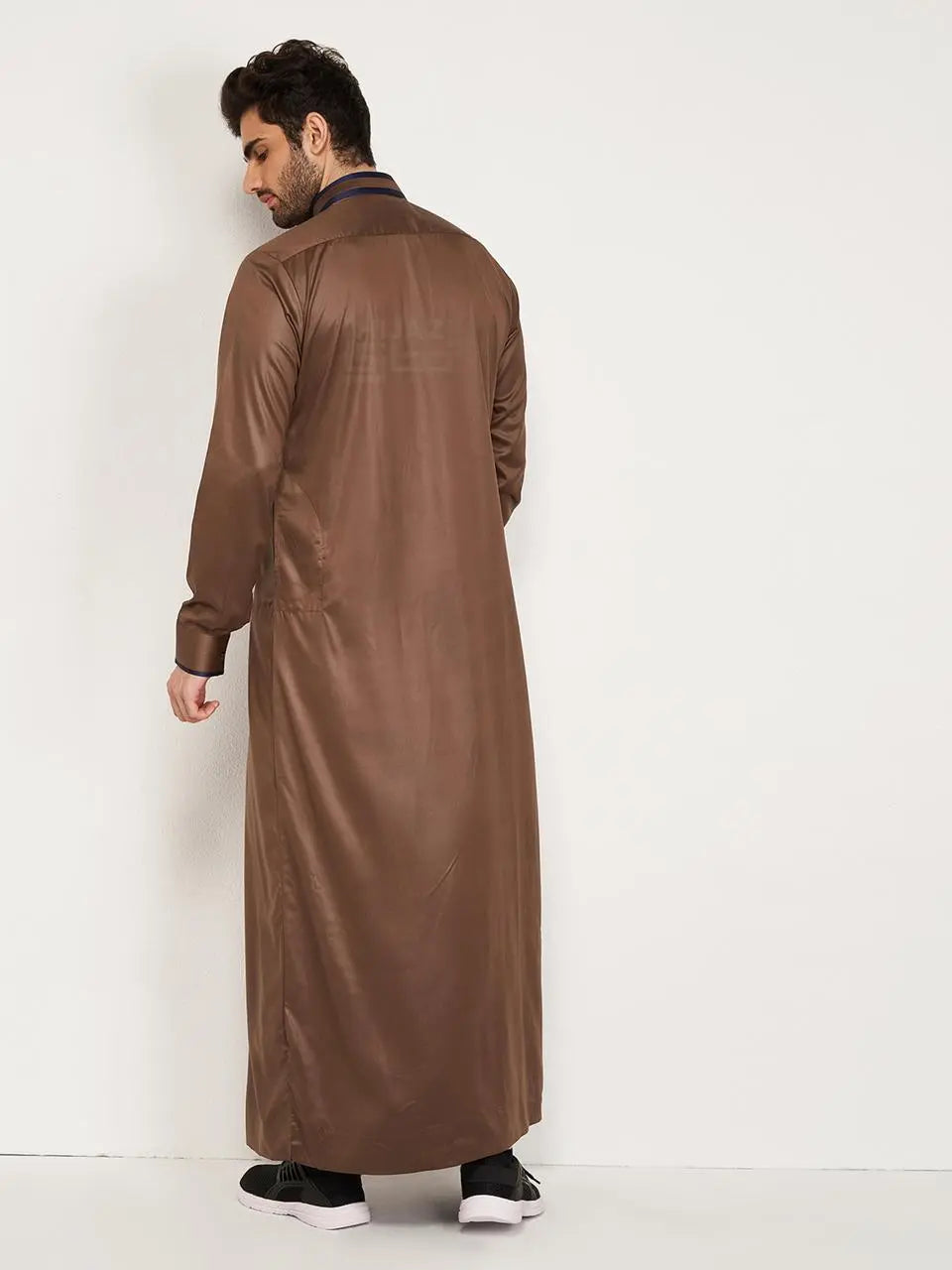 Premium Designer Thobe – Copper Brown By Hijazi