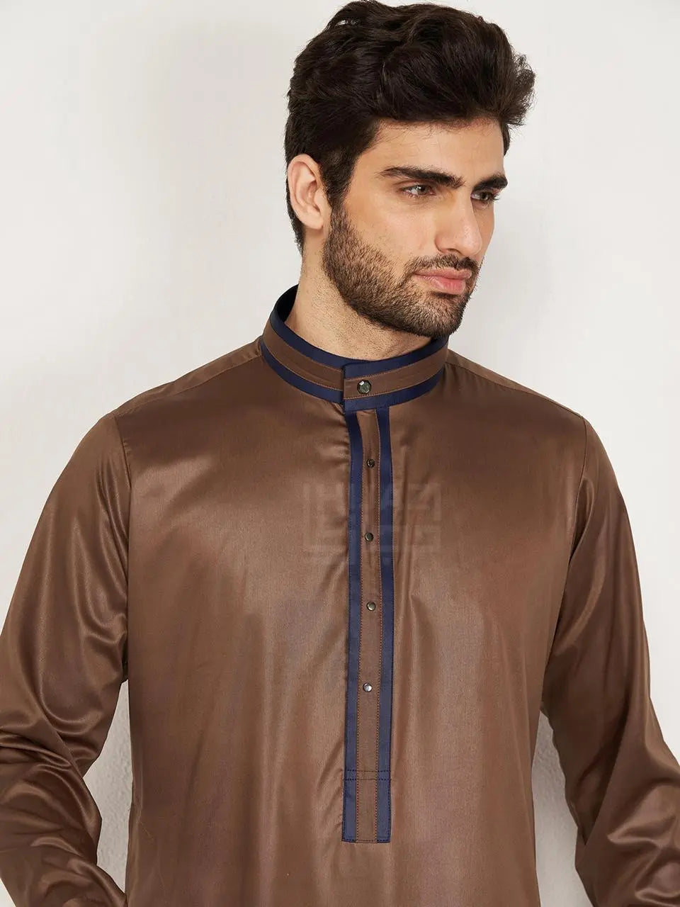 Premium Designer Thobe – Copper Brown By Hijazi