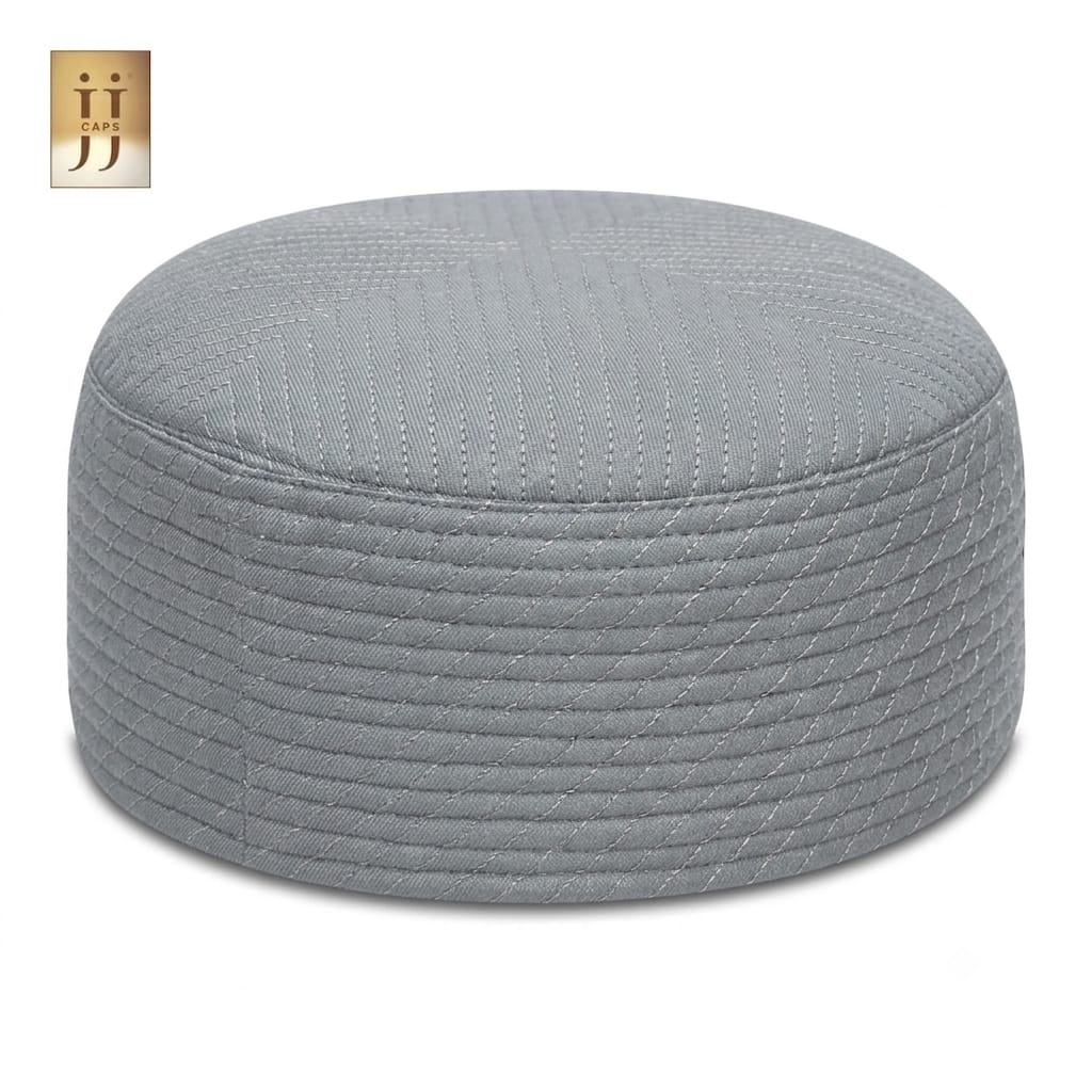 Premium Reversible Brown Quds & Black Safah Kufi Cap | JJ Caps®