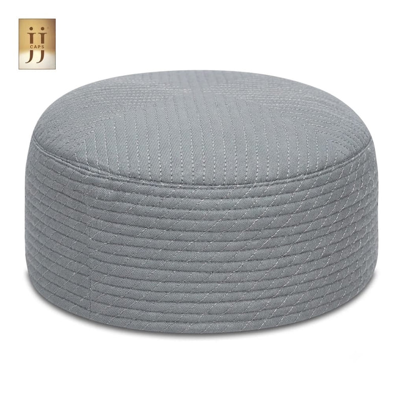 Premium Reversible Brown Quds & Black Safah Kufi Cap | JJ Caps®