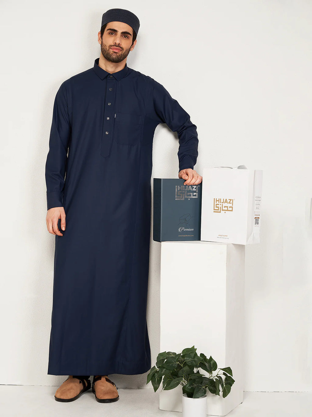 Al-Waqar Royal Blue Premium Hijazi Thobe