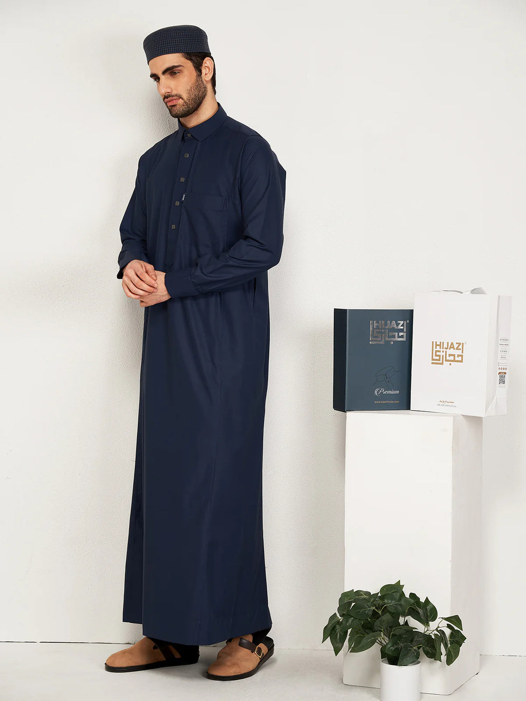 Al-Waqar Royal Blue Premium Hijazi Thobe