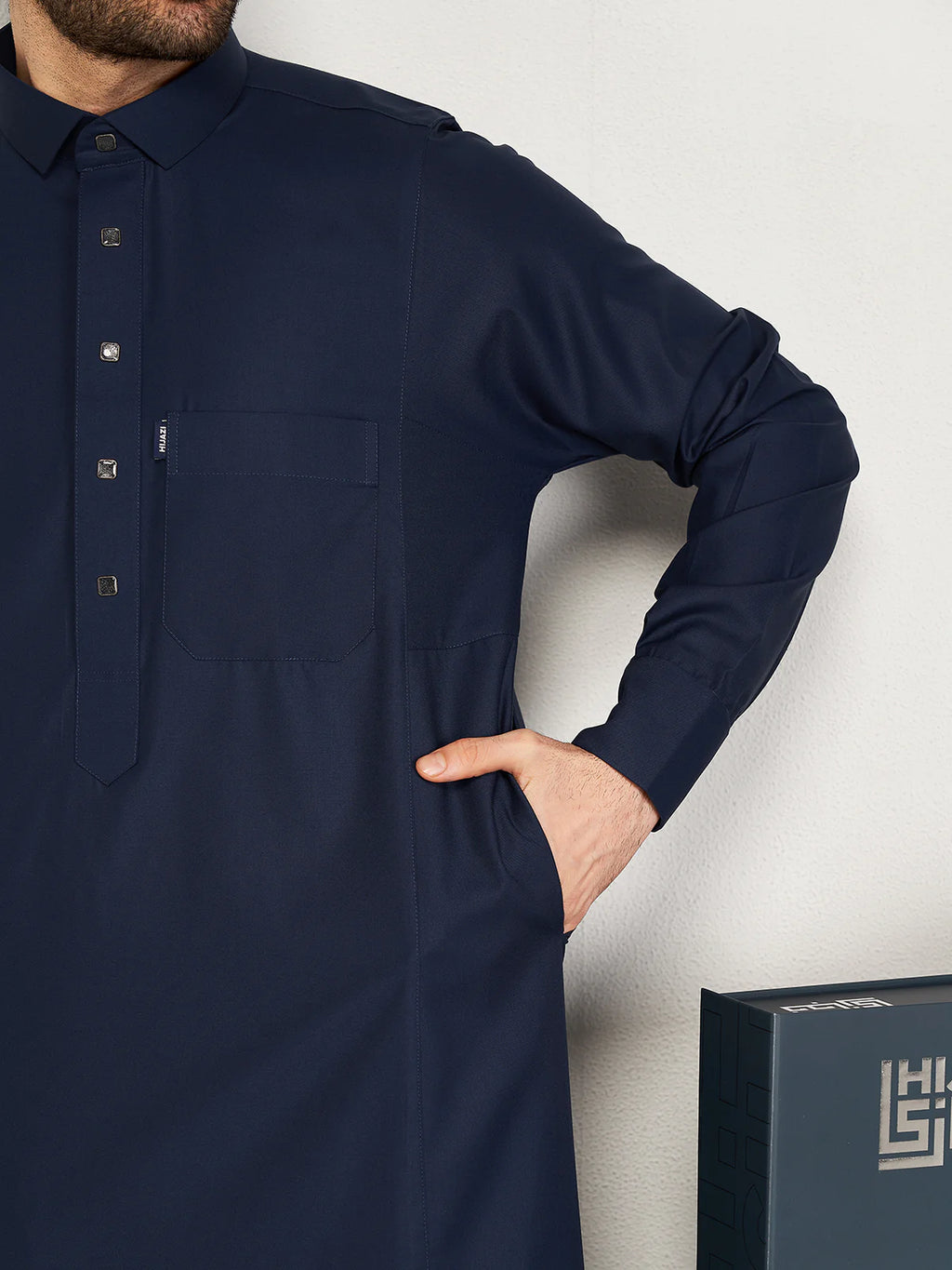 Al-Waqar Royal Blue Premium Hijazi Thobe