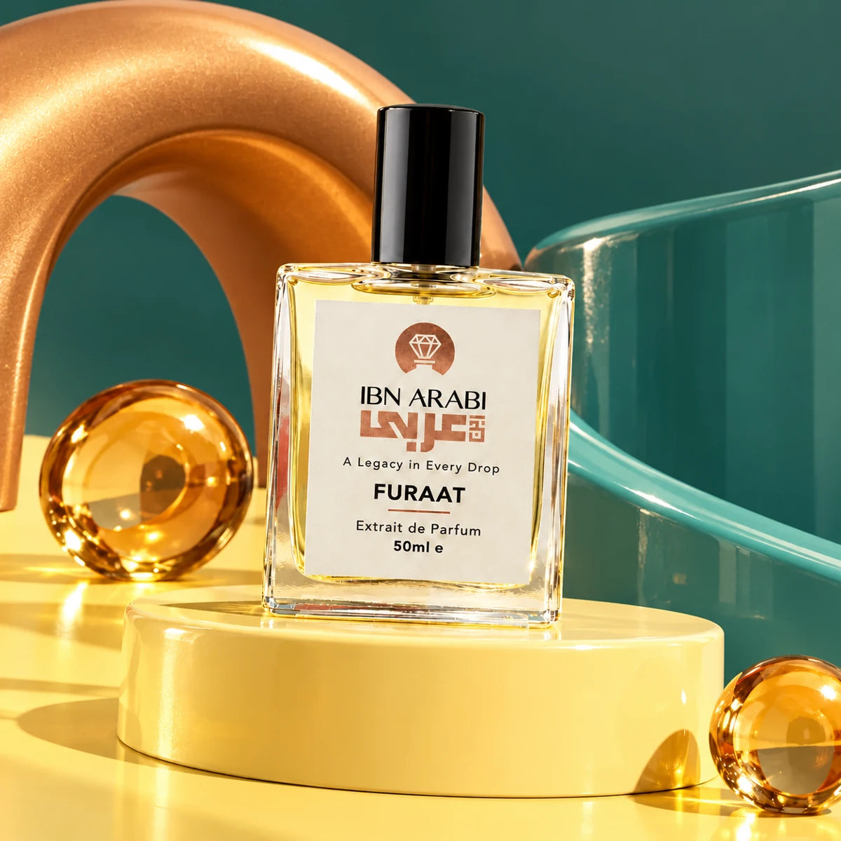 Ibn Arabi perfume in a playful, colourful fragrance scene